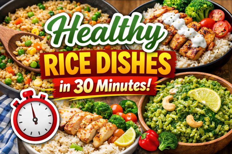 Healthy Rice Dishes You Can Make in 30 Minutes