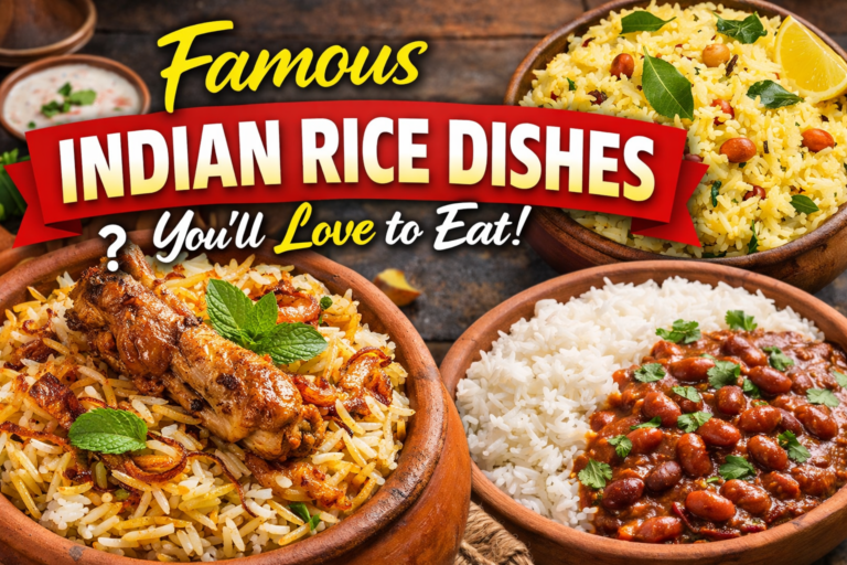 Famous Indian Rice Dishes You’ll Love to Eat