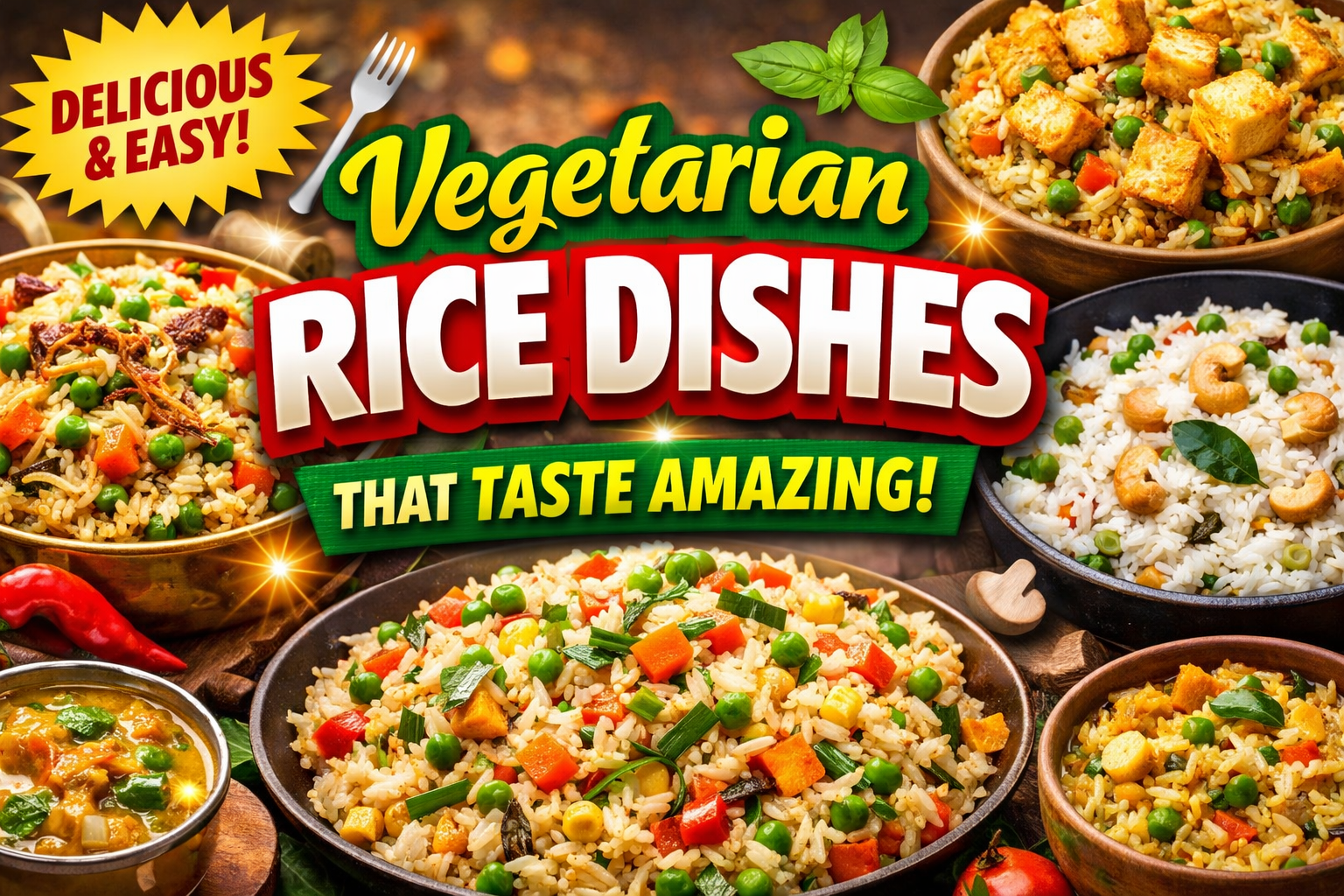Vegetarian Rice Dishes That Taste Amazing