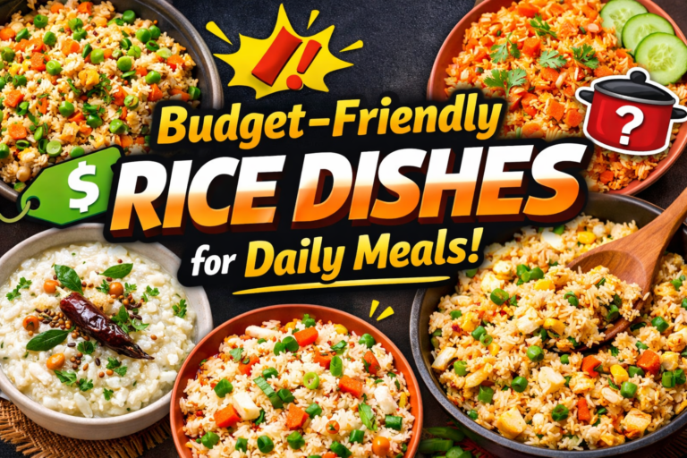 Budget-Friendly Rice Dishes for Daily Meals